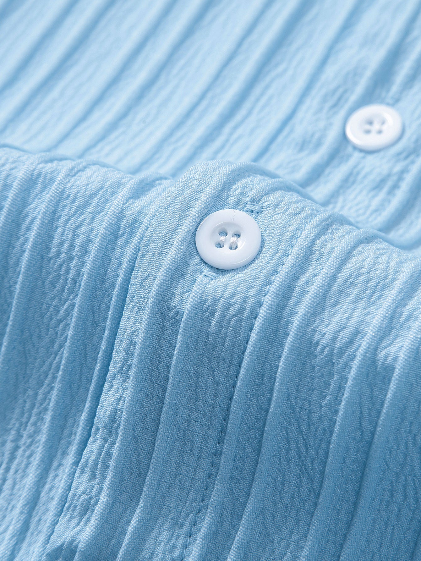 Textured Stand Collar Shirt