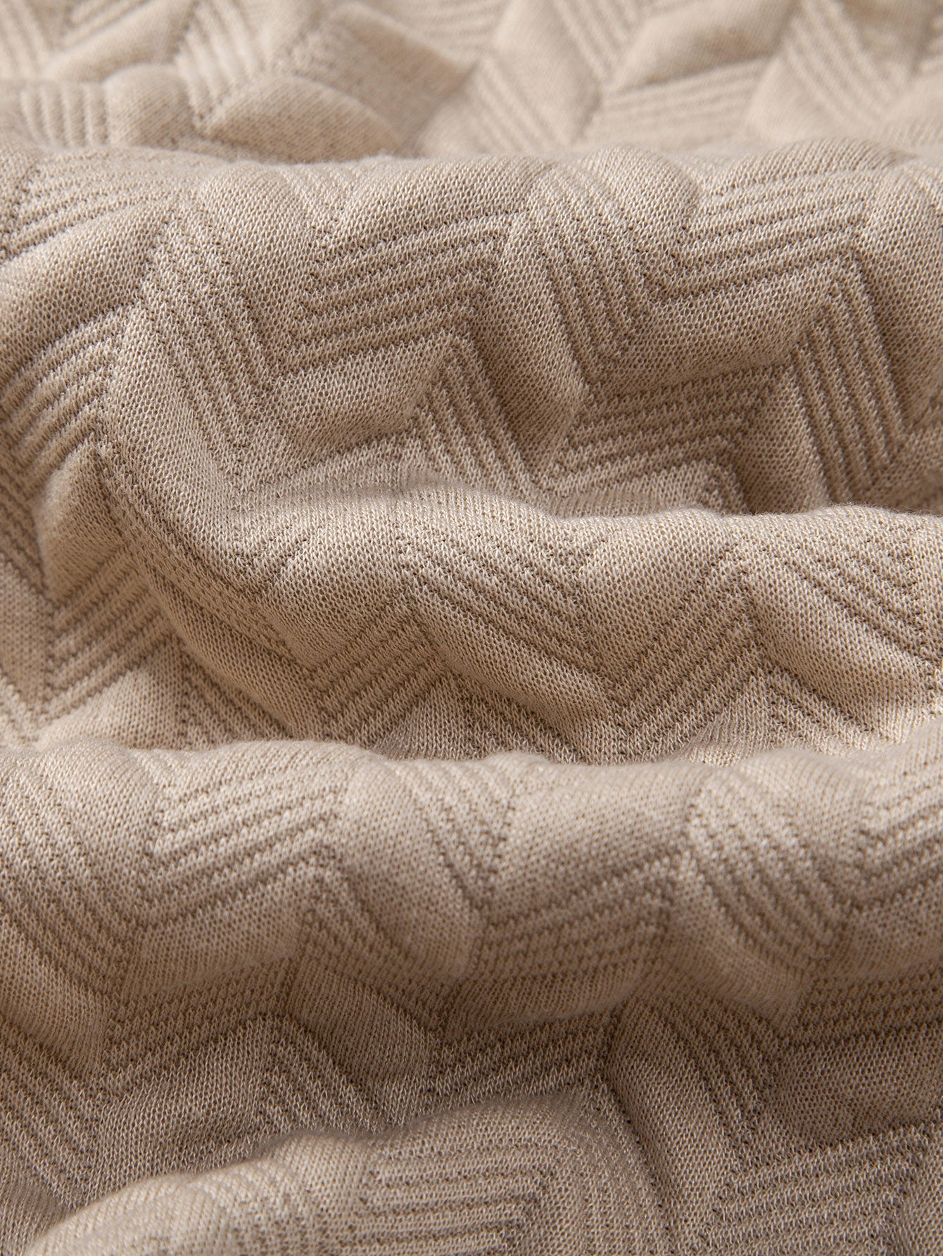 Geometric Jacquard Polo