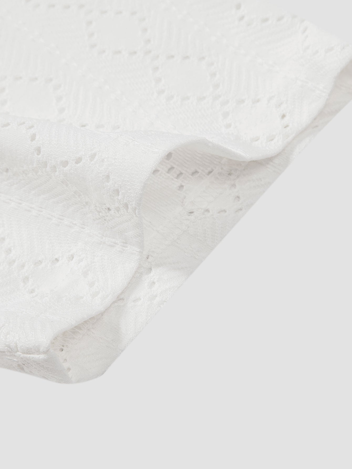 Muscle Fit Diamond Texture Cuban Shirt