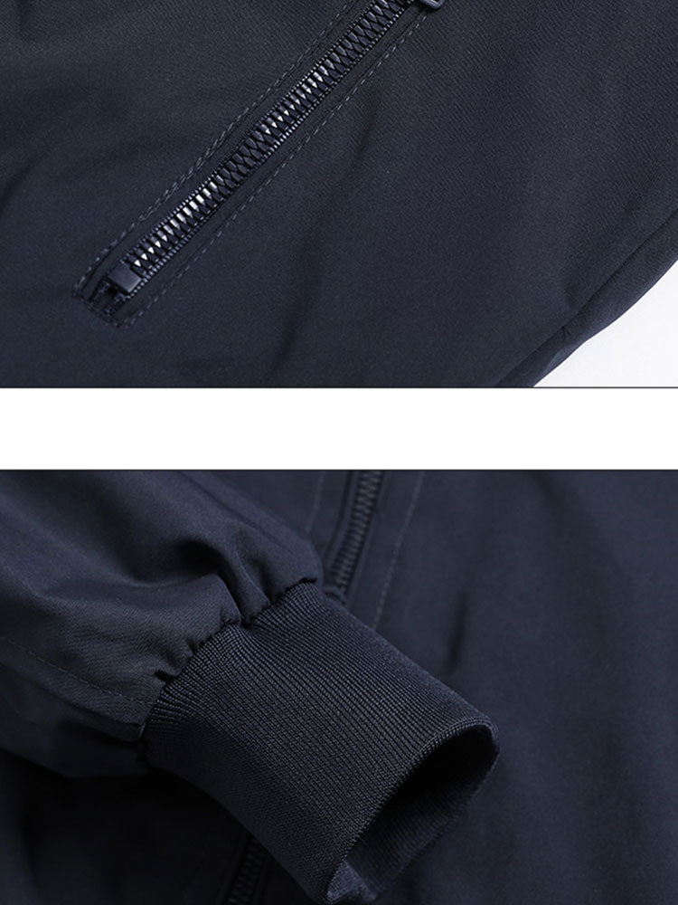 Stand Collar Zip Up Jacket