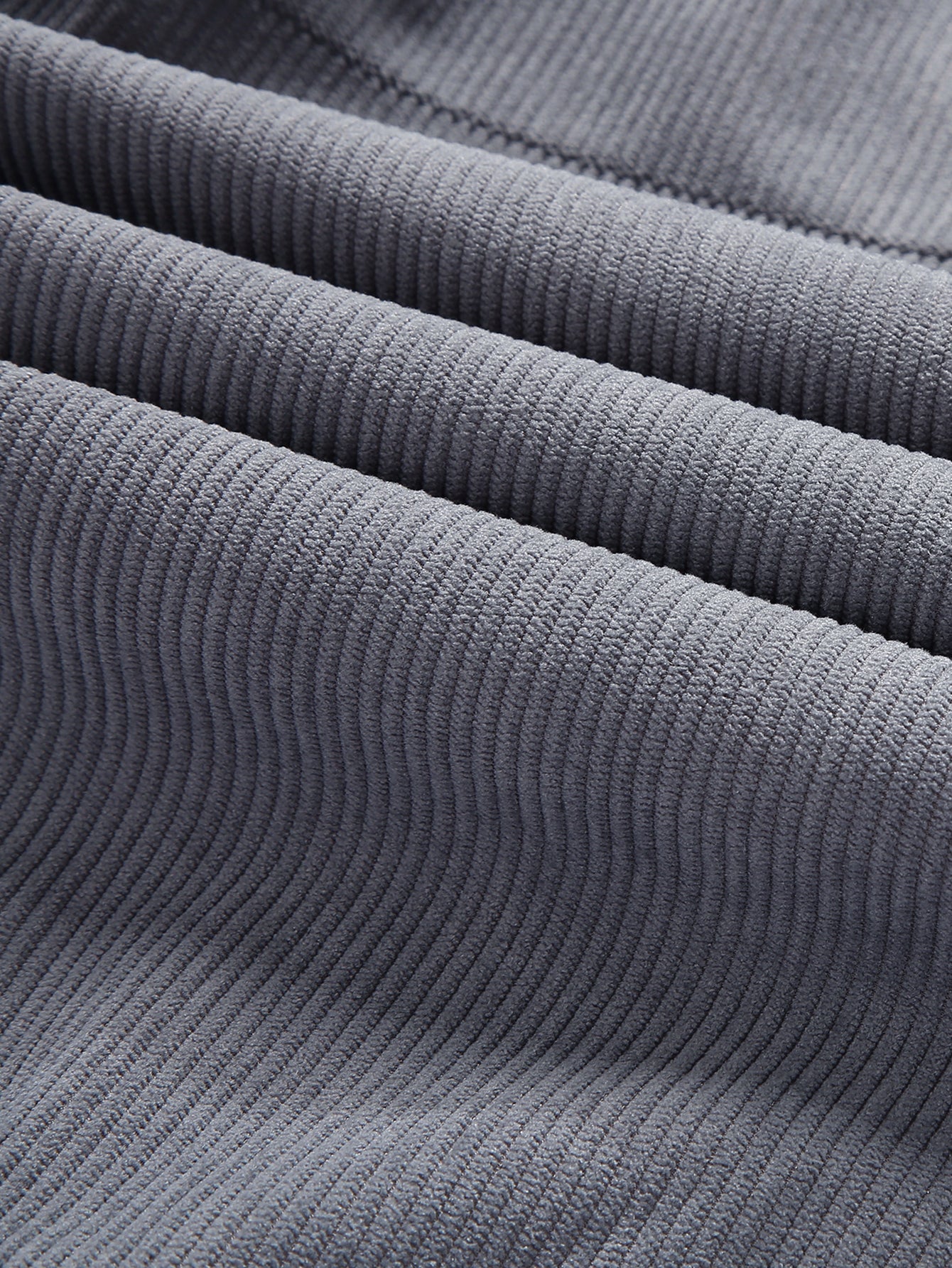 Teddy Lined Zip Up Corduroy Jacket