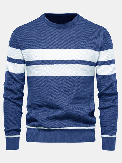 Stripe Crew Neck Sweater