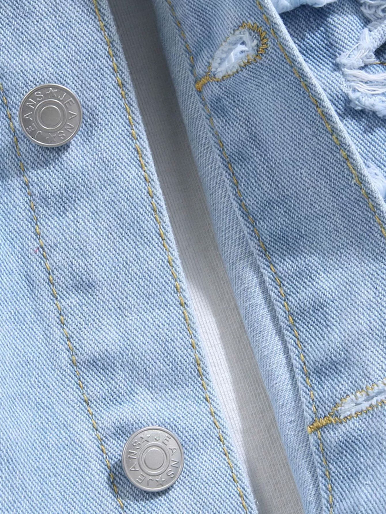 Distressed Denim Jacket