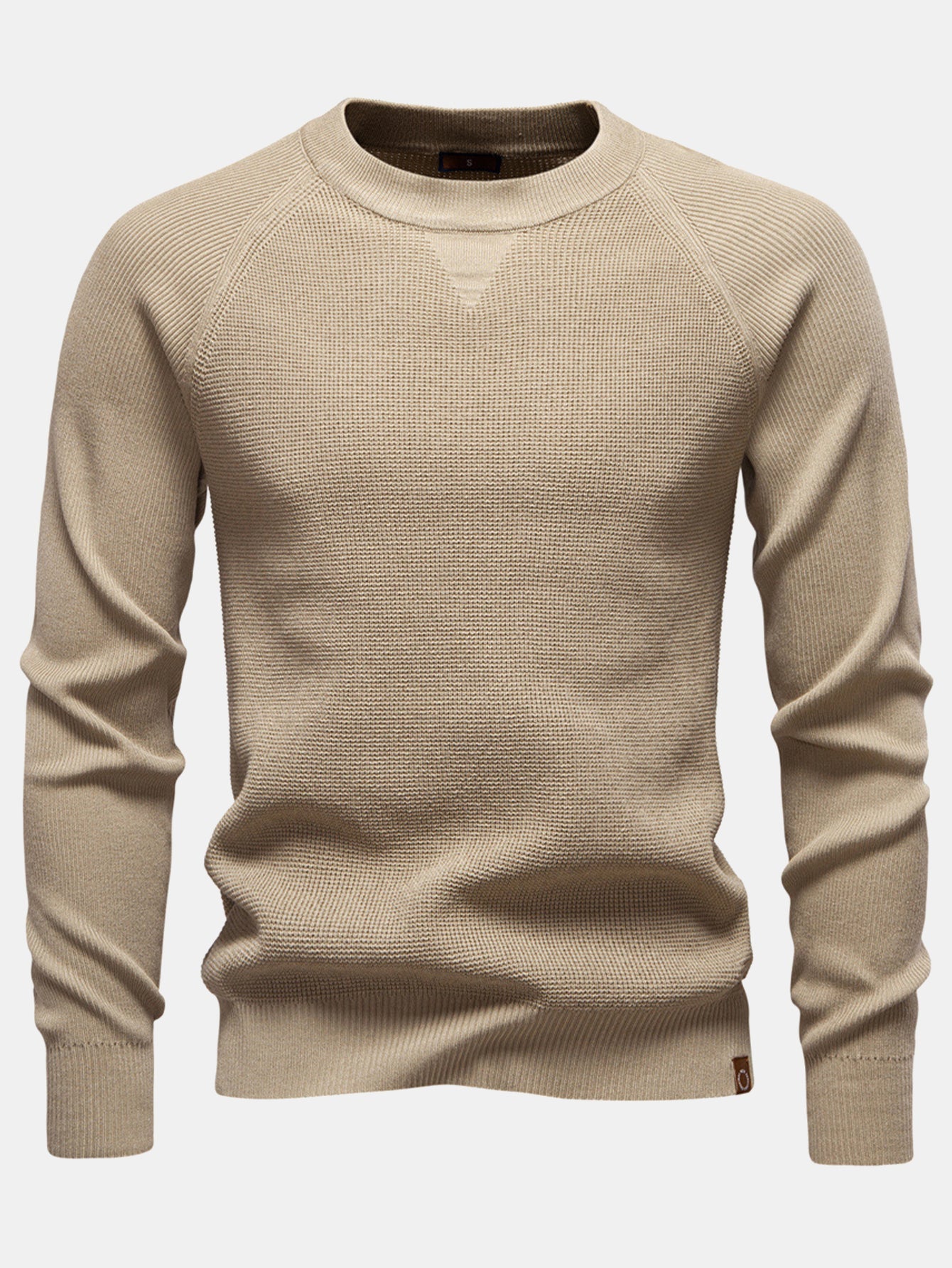 Raglan Sleeve Textured Sweater