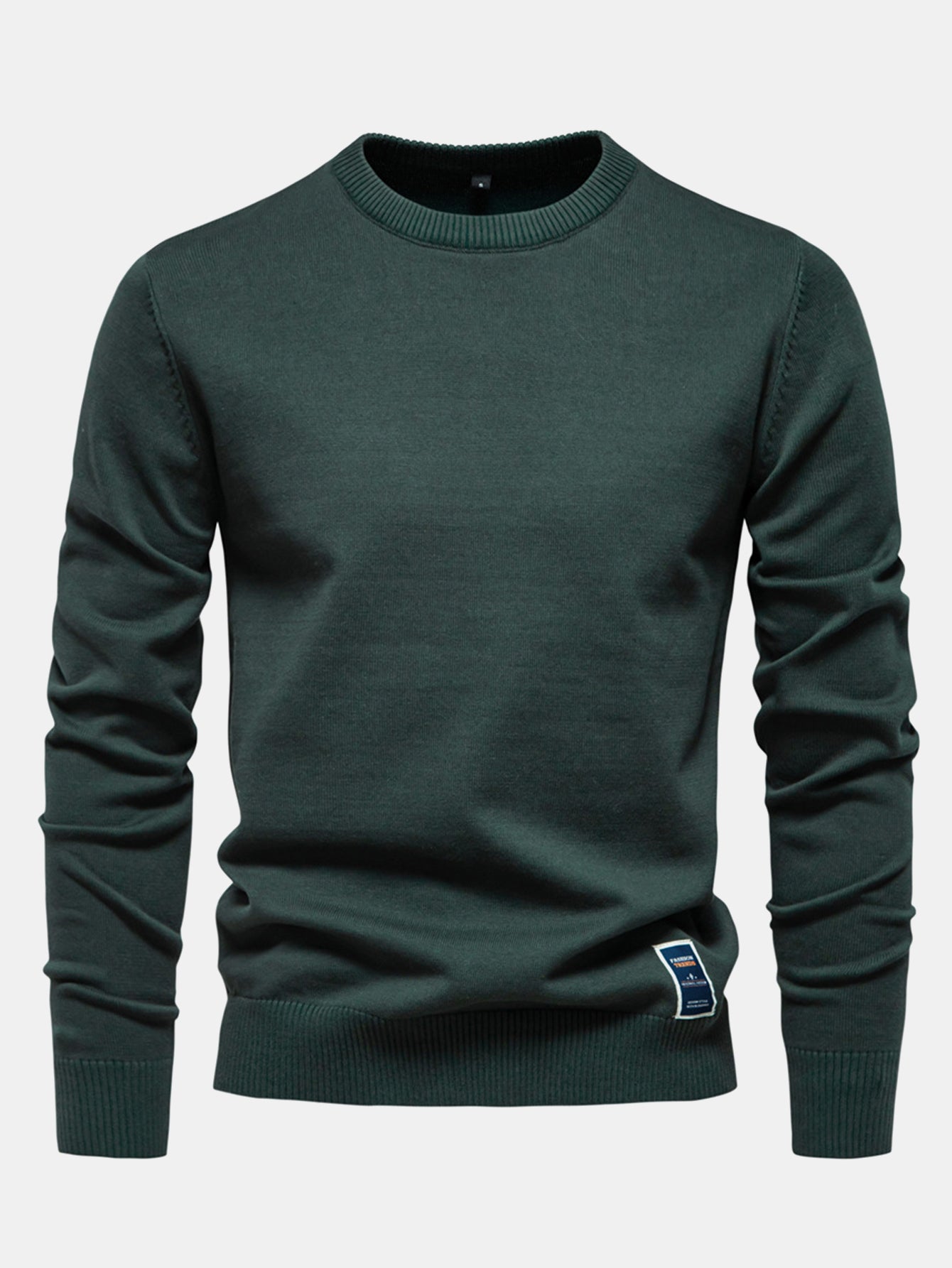 Long Sleeved Crew Neck Sweater