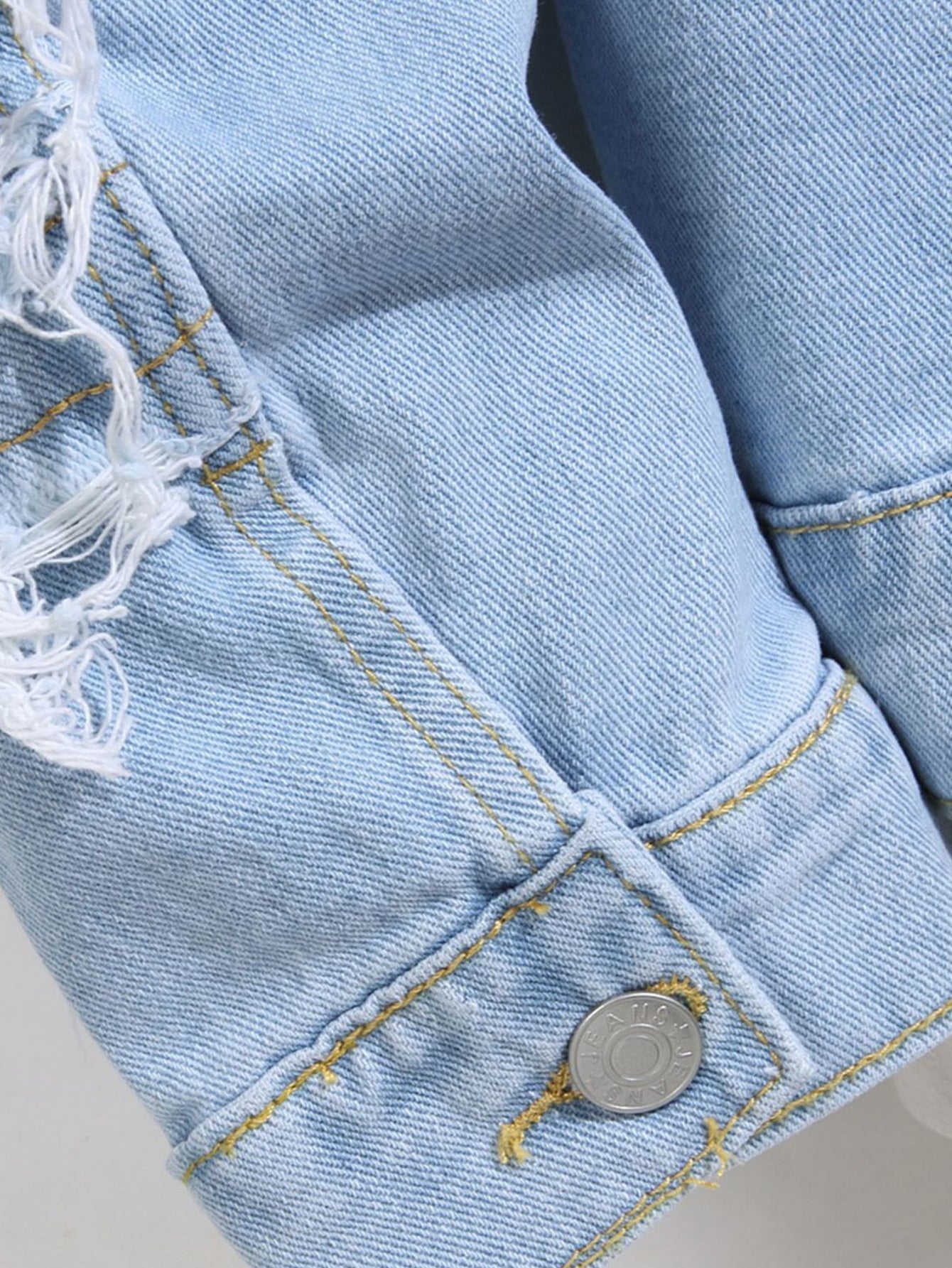 Distressed Denim Jacket