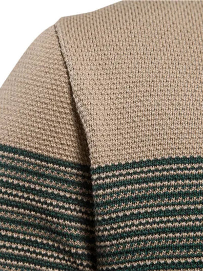 Contrast Striped Sweater