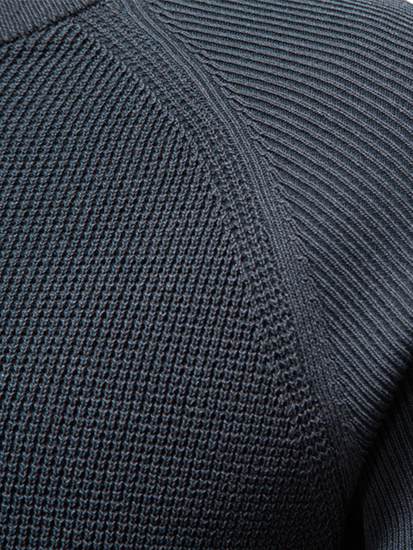 Raglan Sleeve Textured Sweater