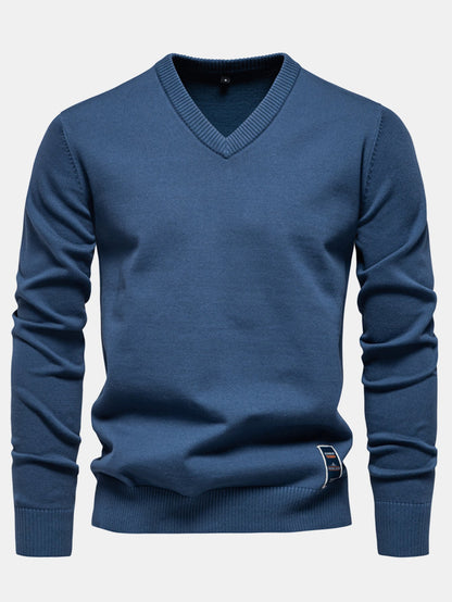 Long Sleeve V-Neck Sweater