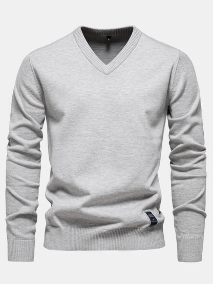 Long Sleeve V-Neck Sweater