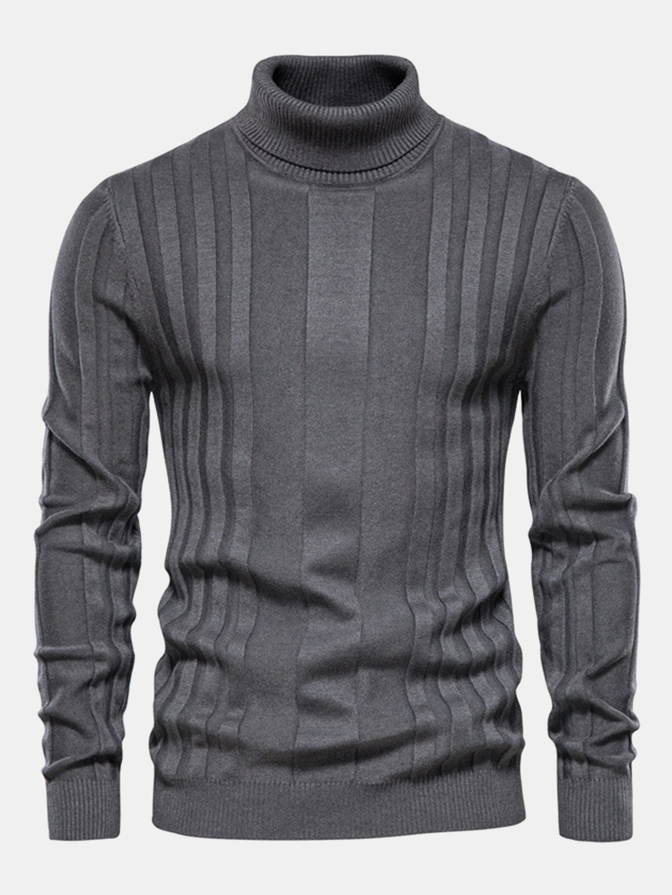 Ribbed Turtle Neck Sweater