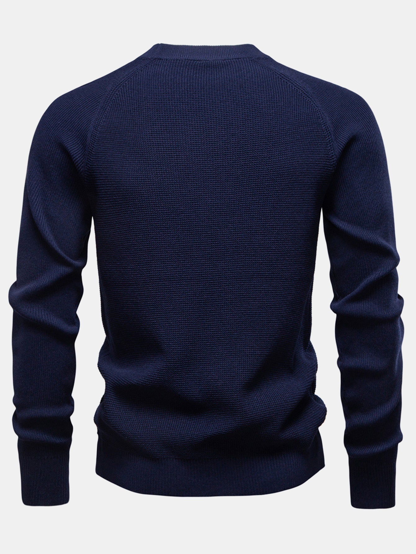 Raglan Sleeve Textured Sweater