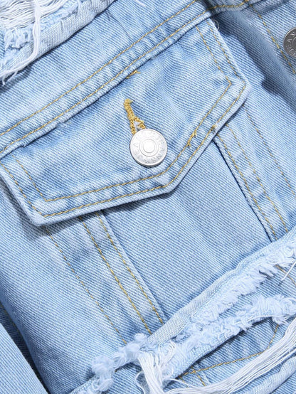 Distressed Denim Jacket