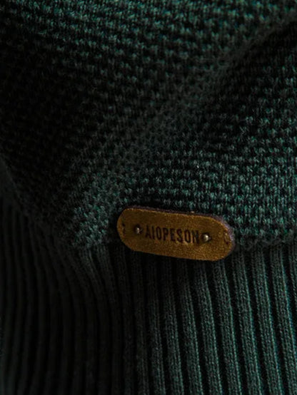 Contrast Striped Sweater