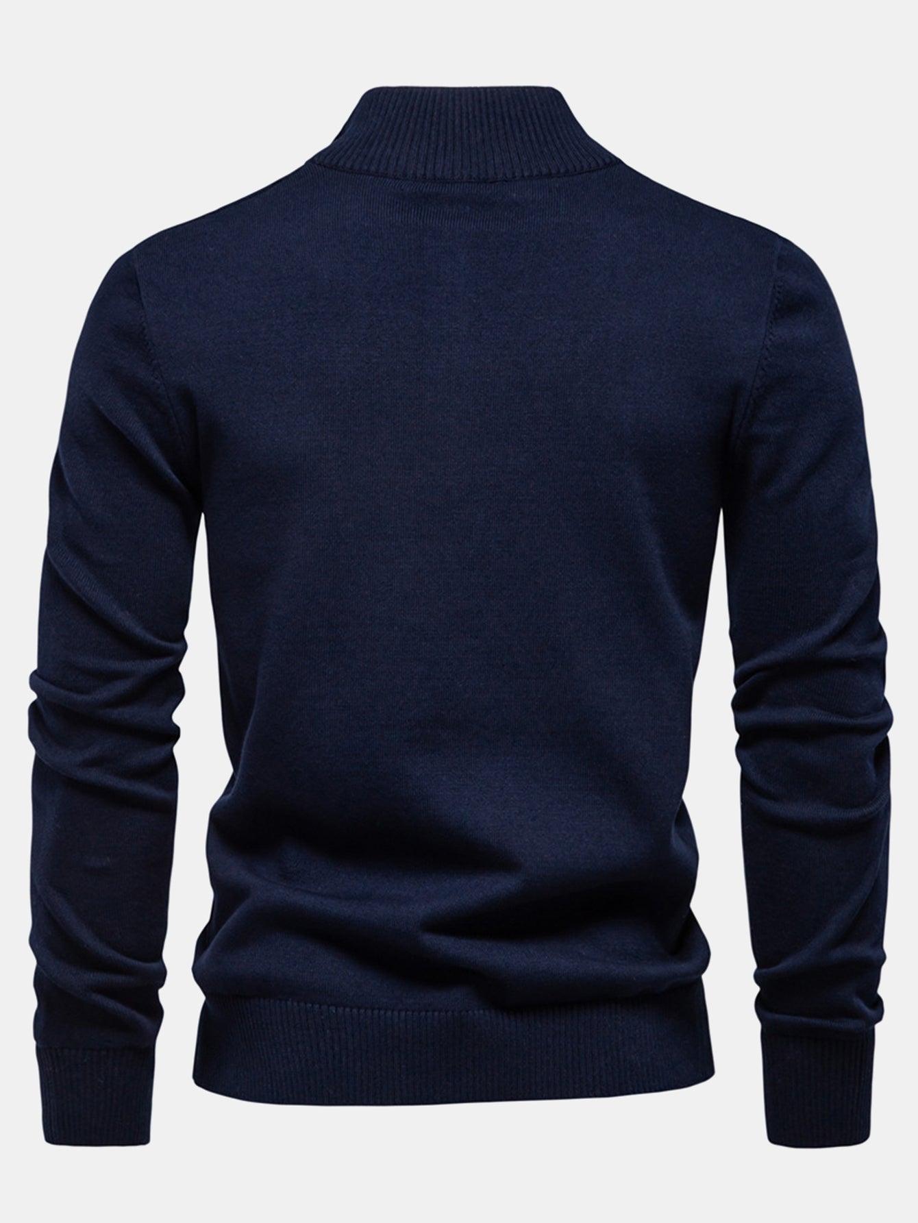 Stripe Quarter-Zip Sweater