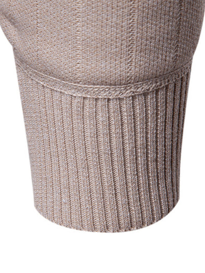 Stripe Quarter Zip Sweater