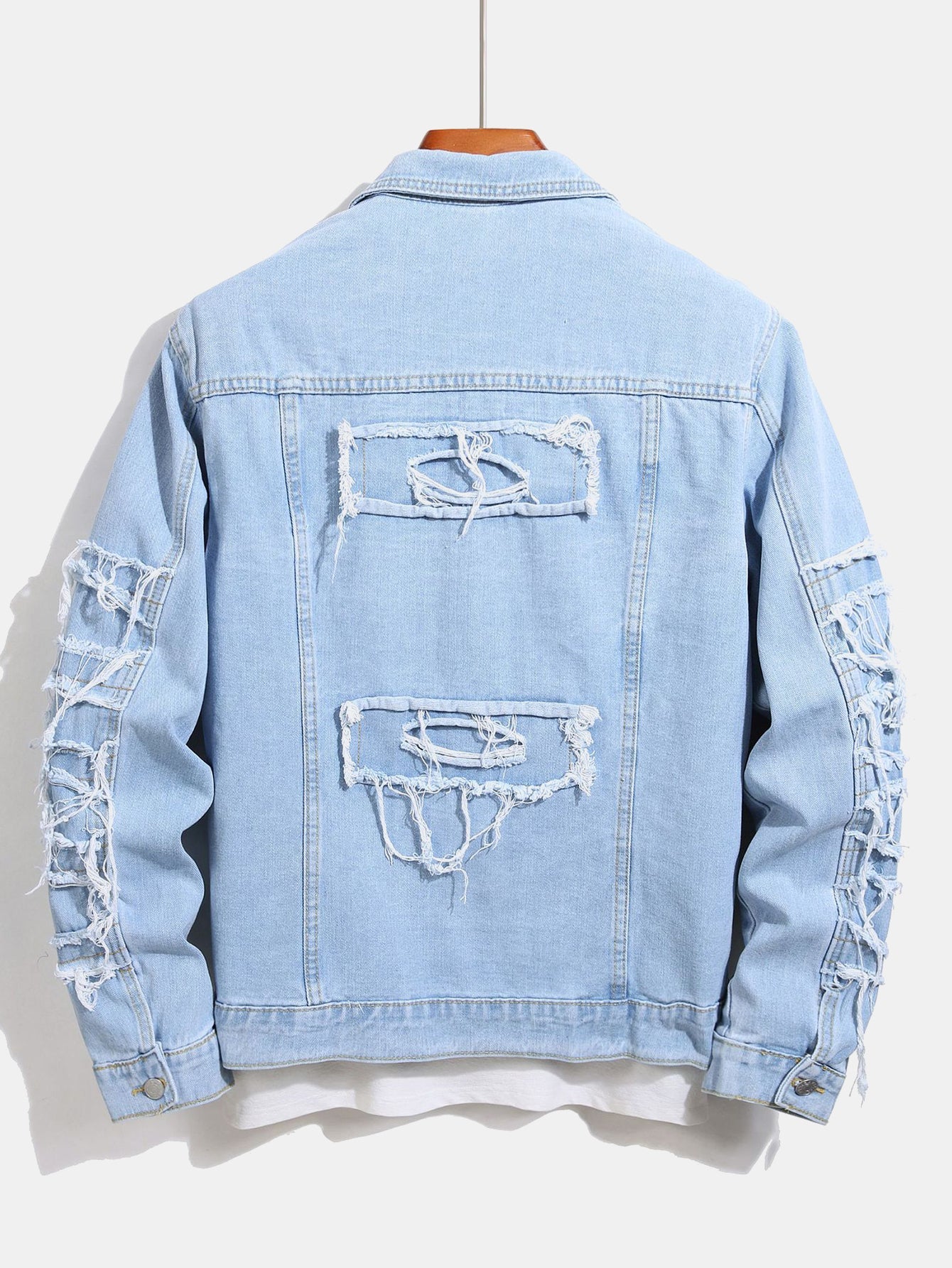 Distressed Denim Jacket