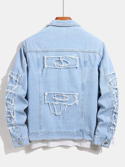 Distressed Denim Jacket