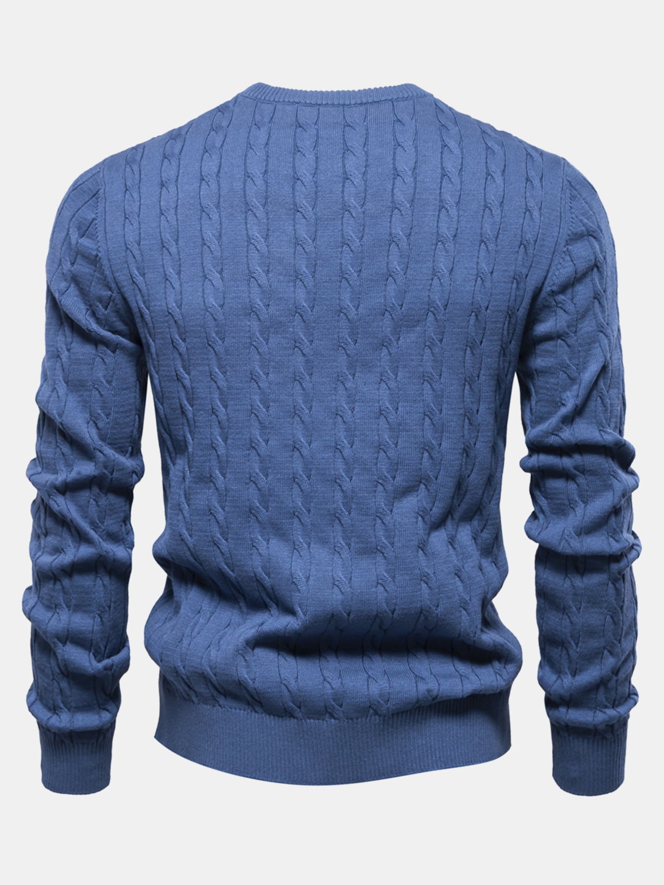 Giraffe Embroidery Twist Jacquard Sweater