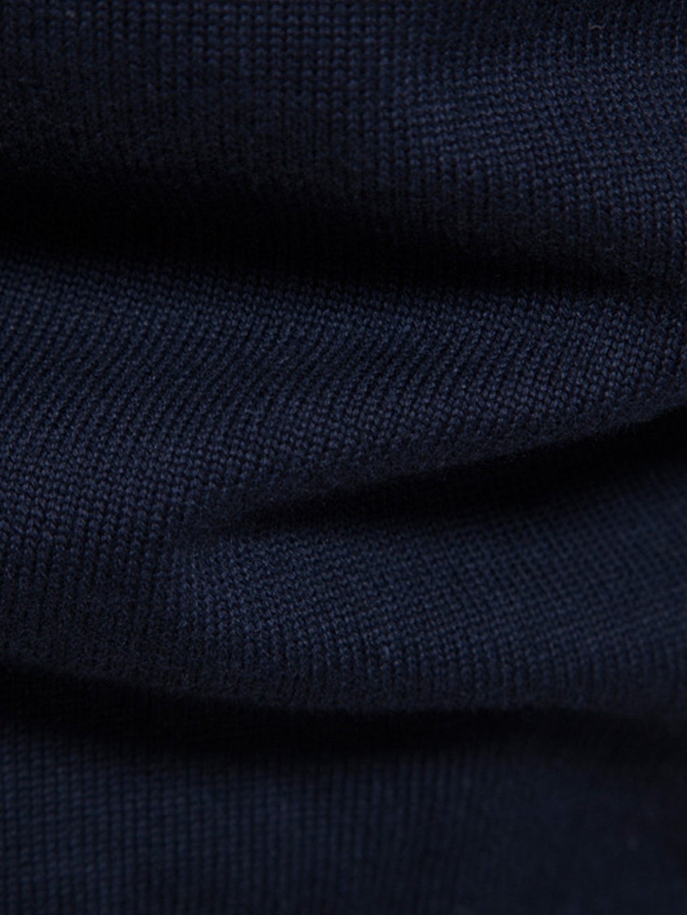 Contrast Stripe Quarter Zip Sweater