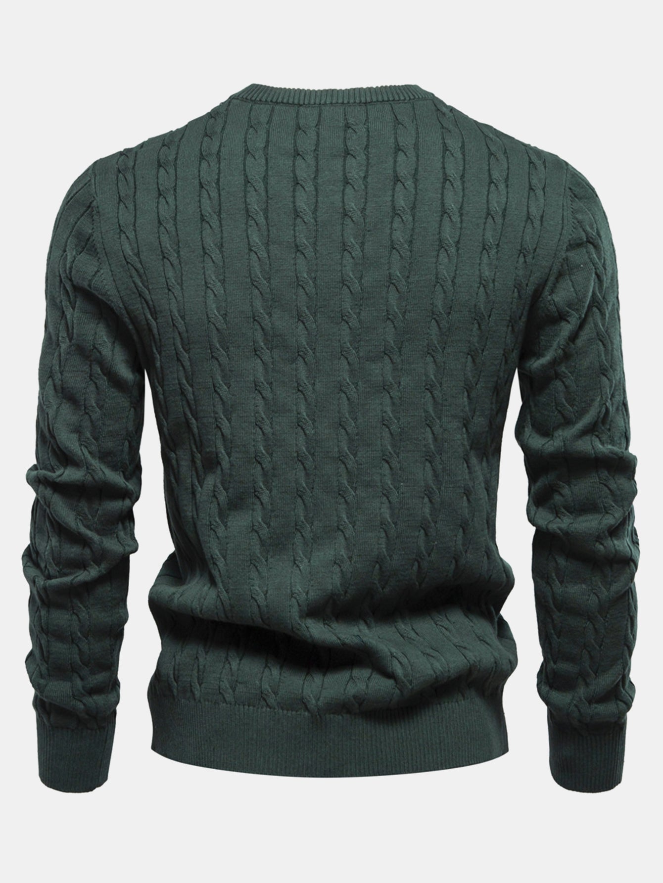 Giraffe Embroidery Twist Jacquard Sweater