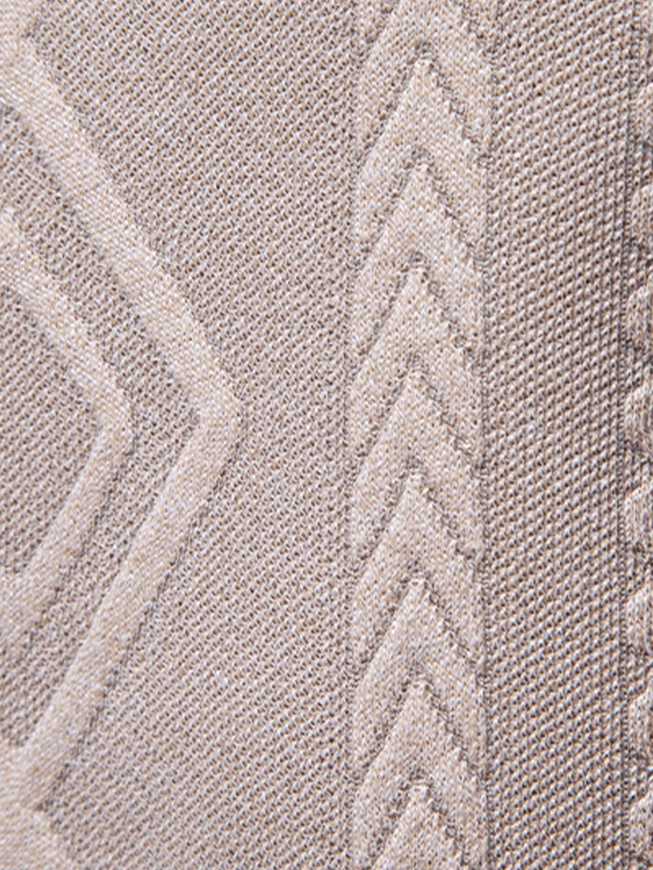 Geometric Jacquard Crewneck Sweater