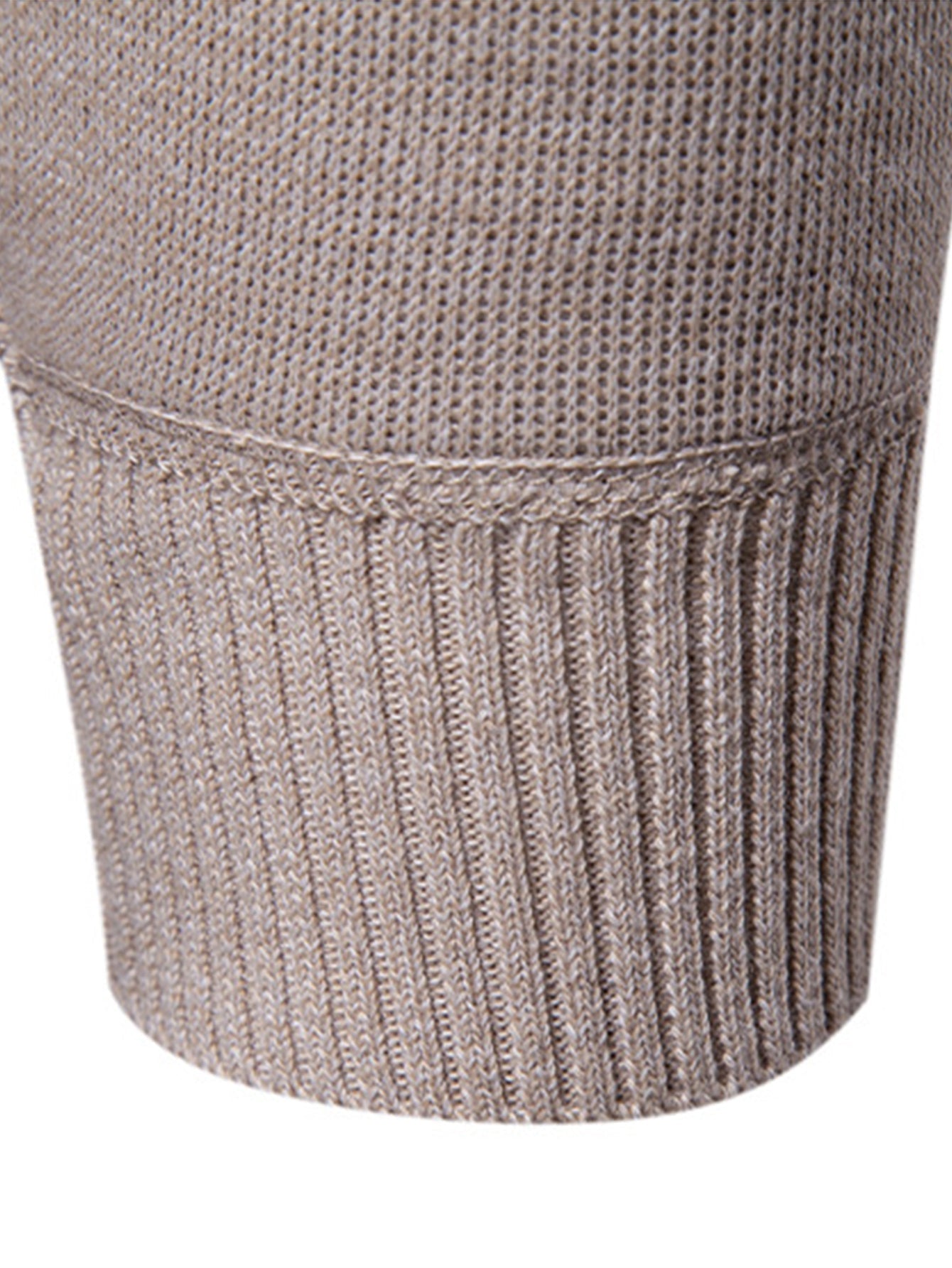 Geometric Jacquard Turtle Neck Sweater