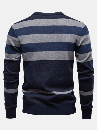 Plaid Crewneck Sweater