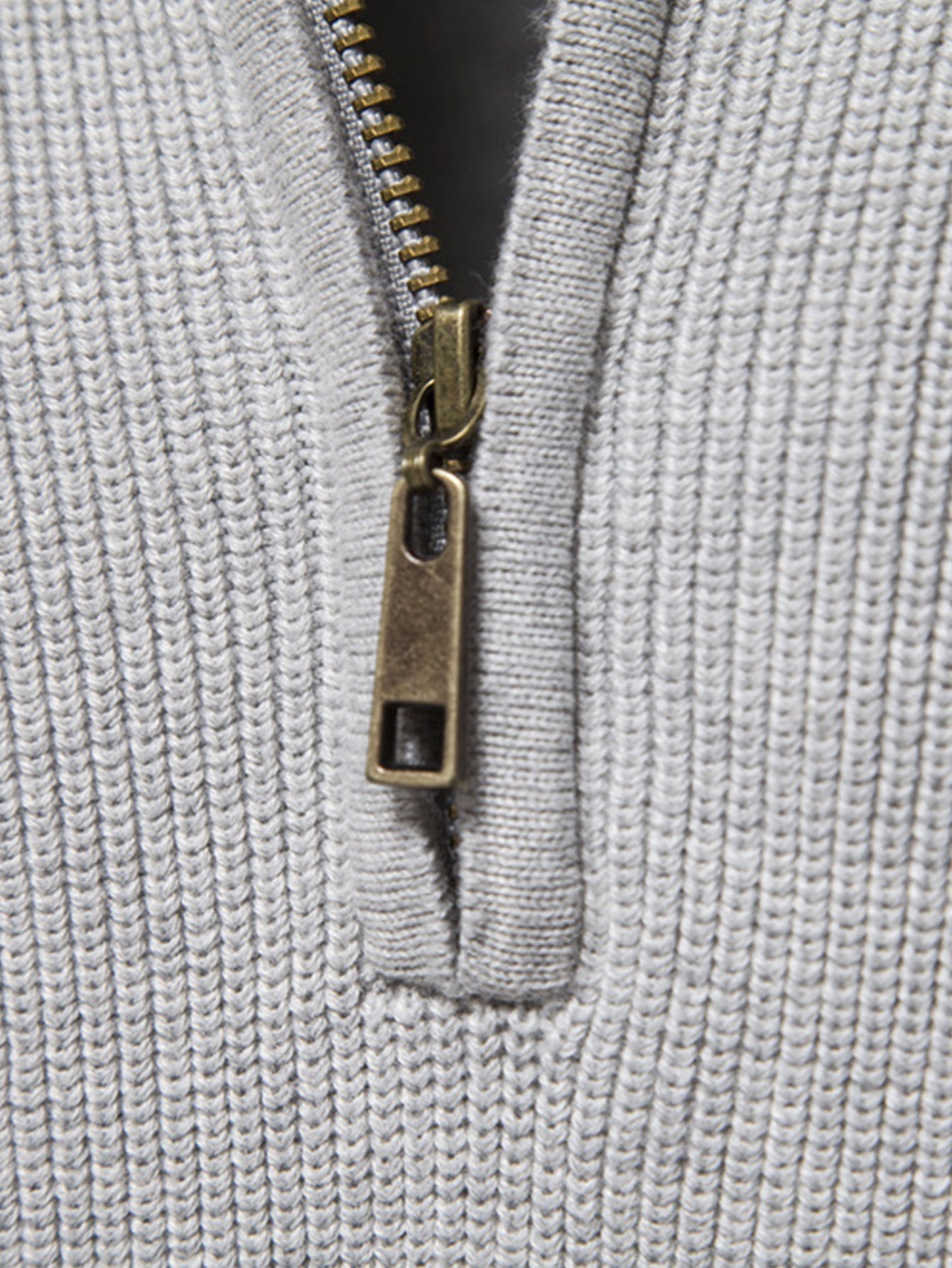 Raglan Sleeve Quarter-Zip Sweater