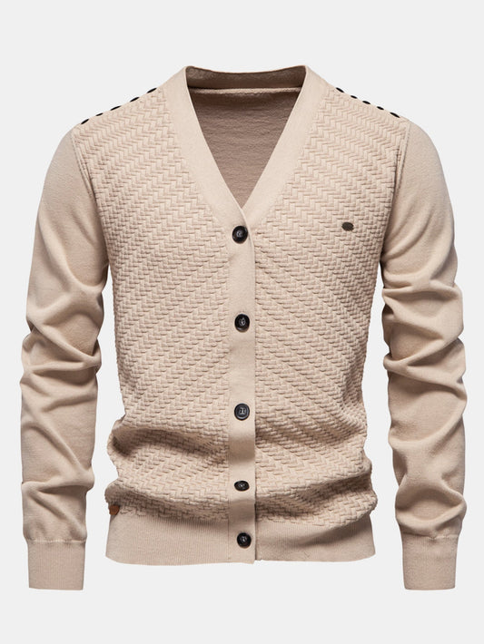 Textured Knit Cardigan