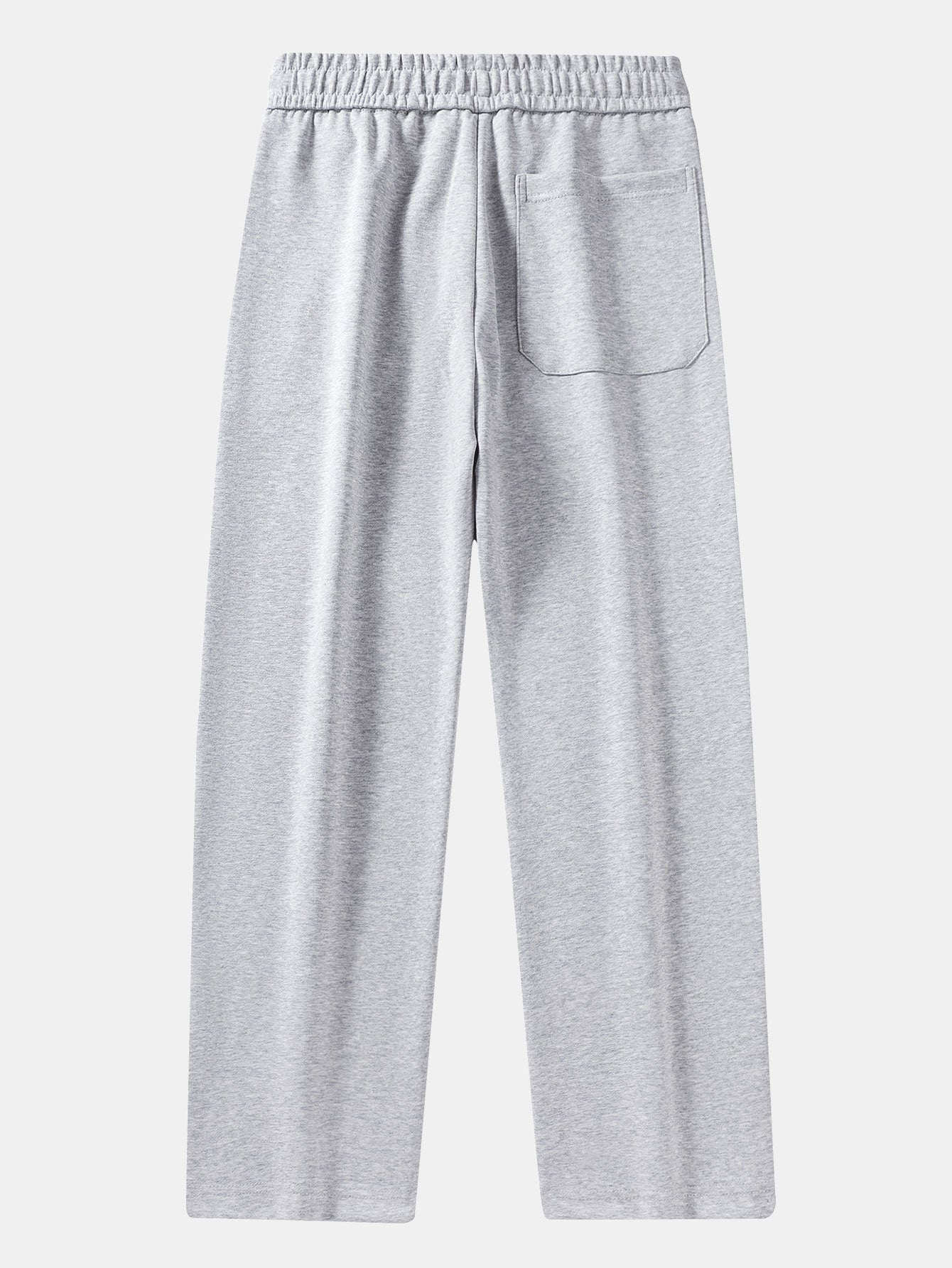 Straight Leg Pleated Pintuck Sweatpants
