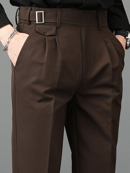 Slim Fit Tapered Trousers