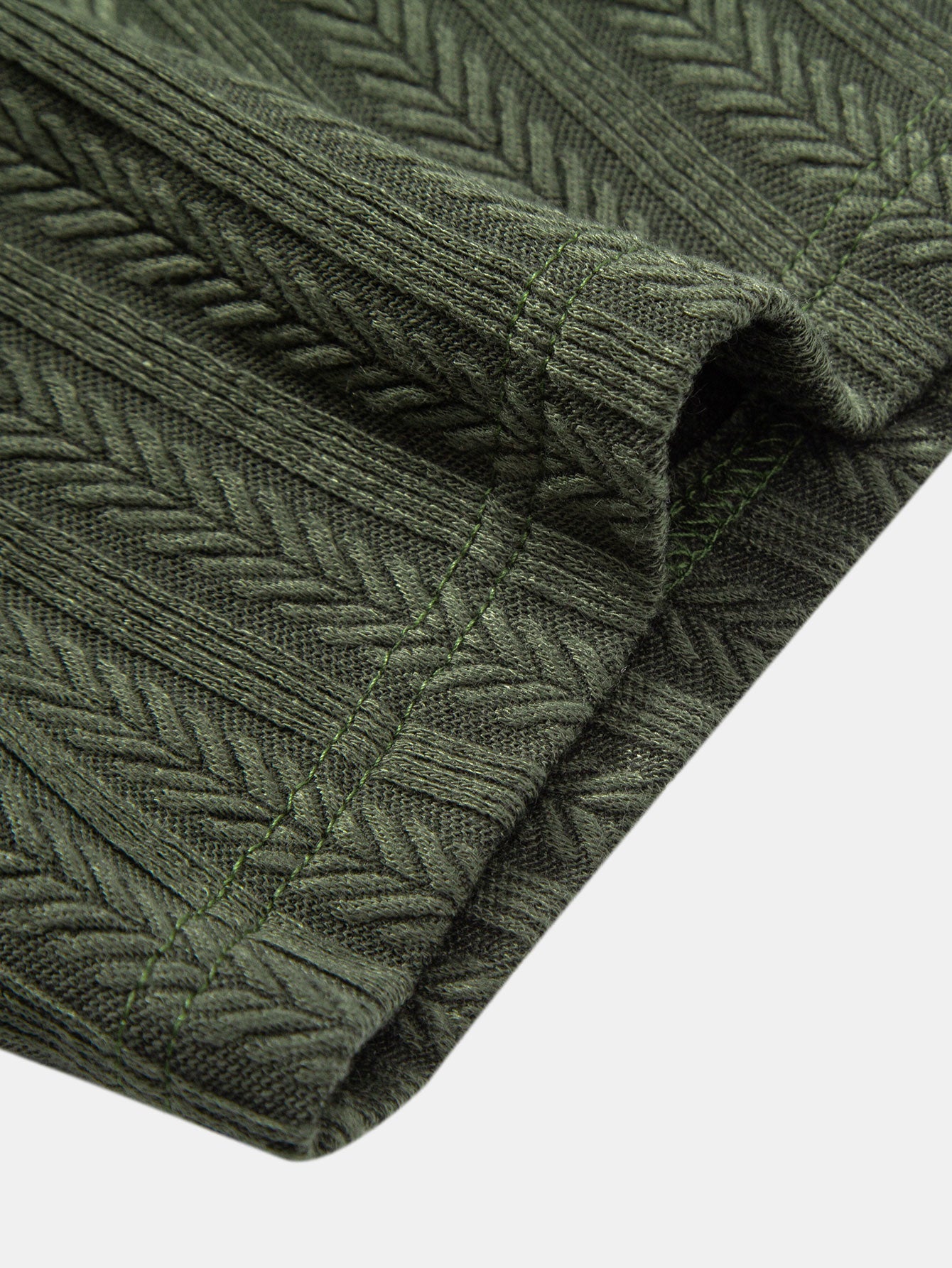 Wheat Ear Jacquard Polo Shirt