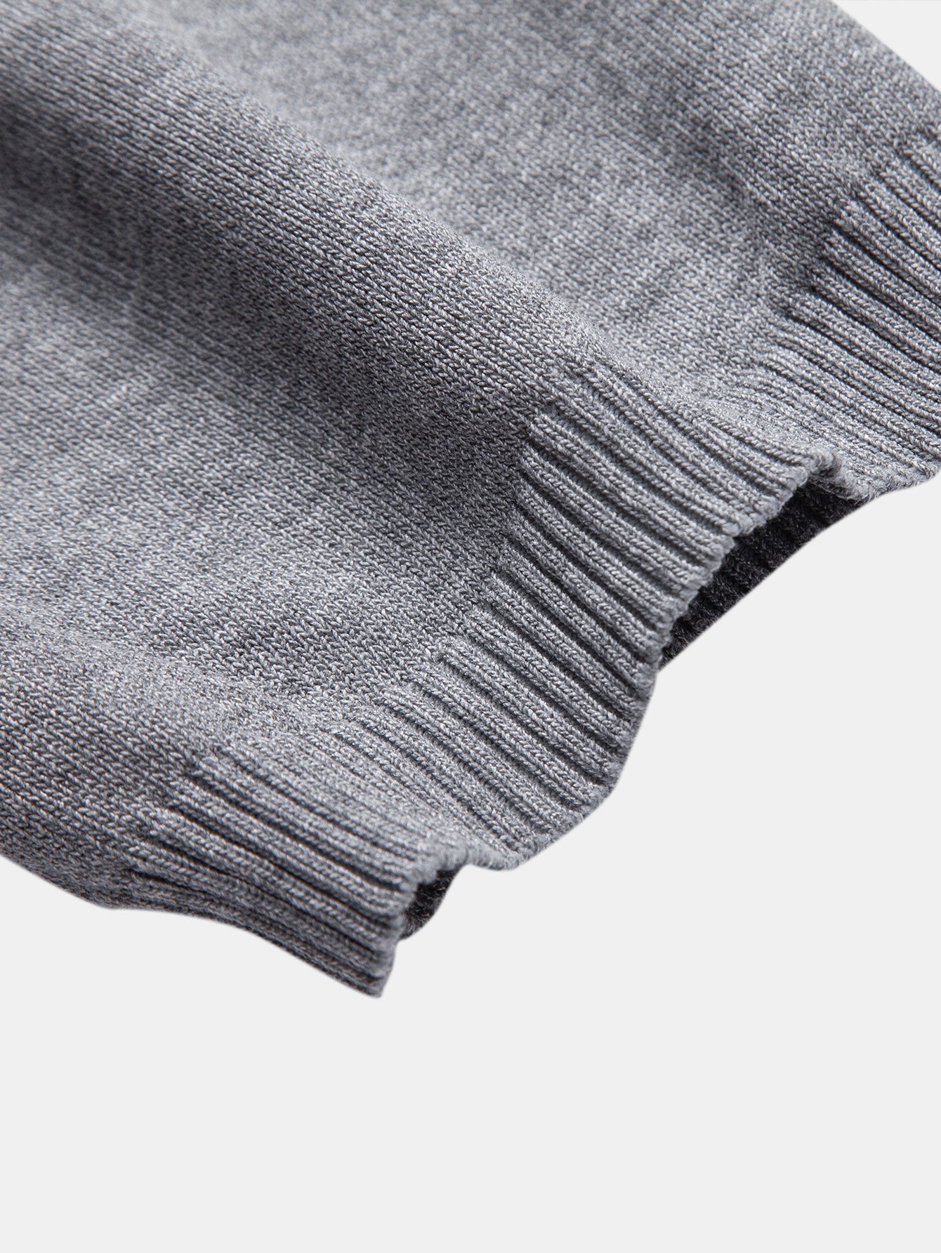 Twist Jacquard Knitted Zipper Polo Shirt