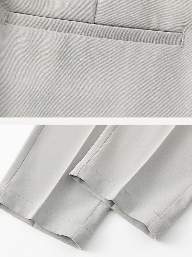 Slim Fit Cropped Tapered Pants