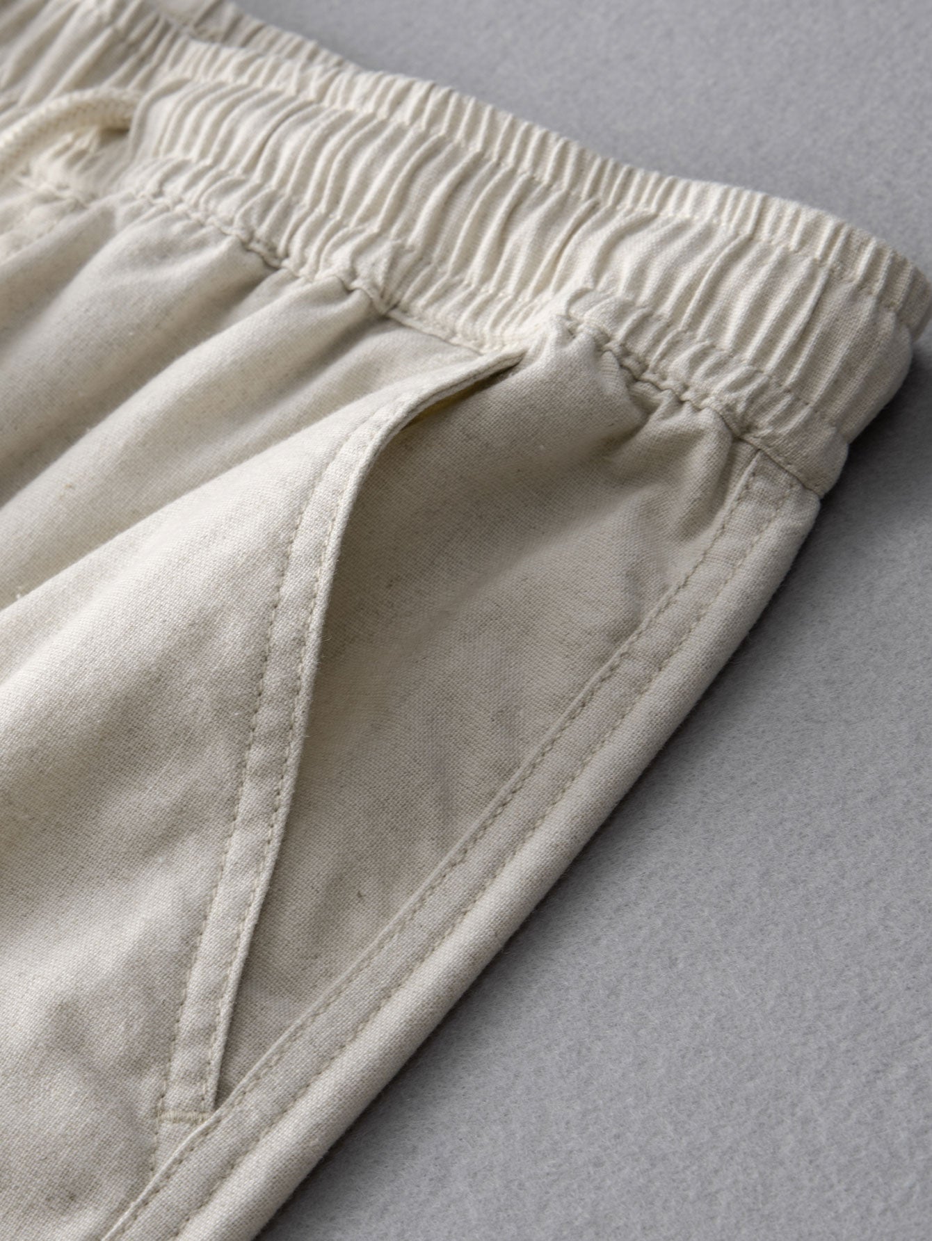 Straight Leg Linen Pants