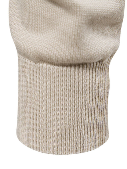 Geometry Jacquard Crewneck Sweater