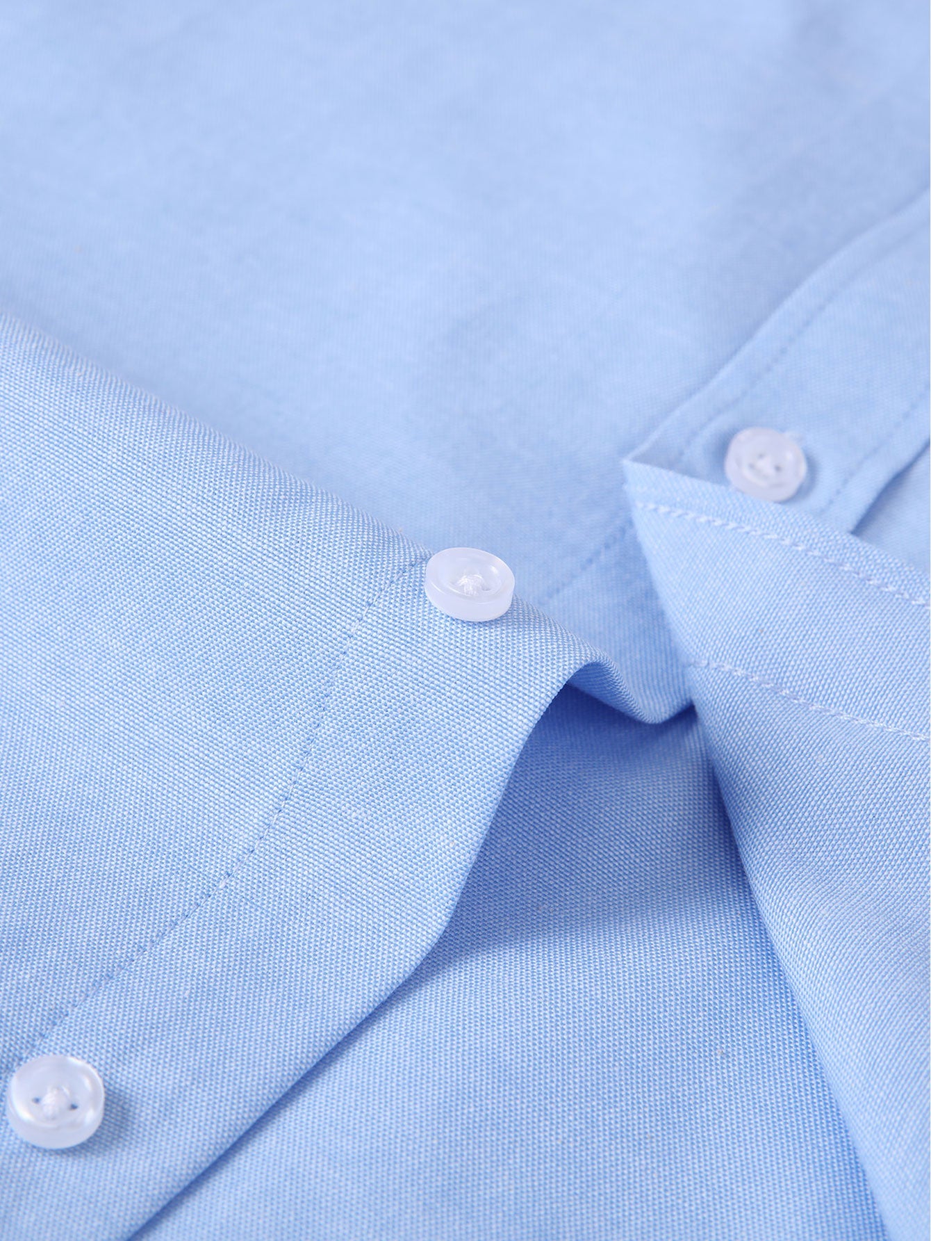 Long Sleeve Pocket Button Up Oxford Shirt