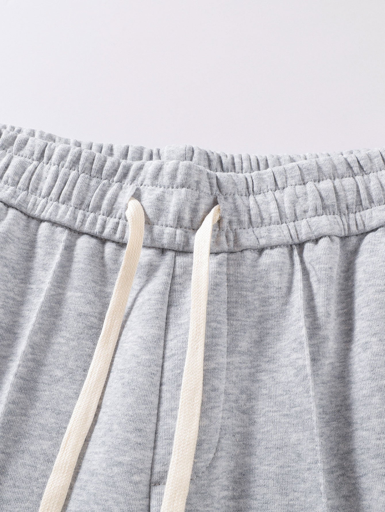 Straight Leg Pleated Pintuck Sweatpants