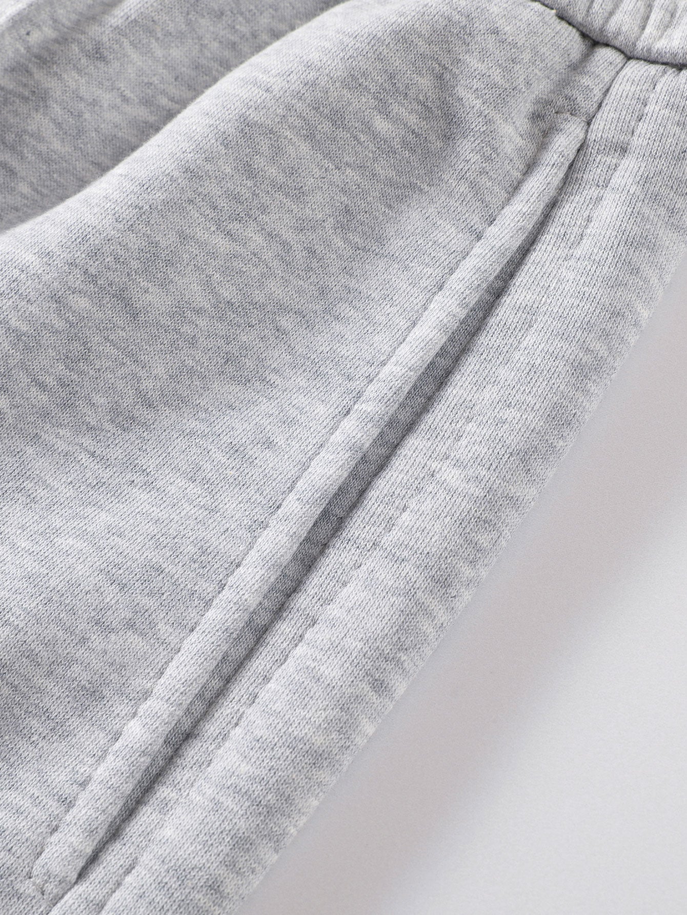 Straight Leg Pleated Pintuck Sweatpants