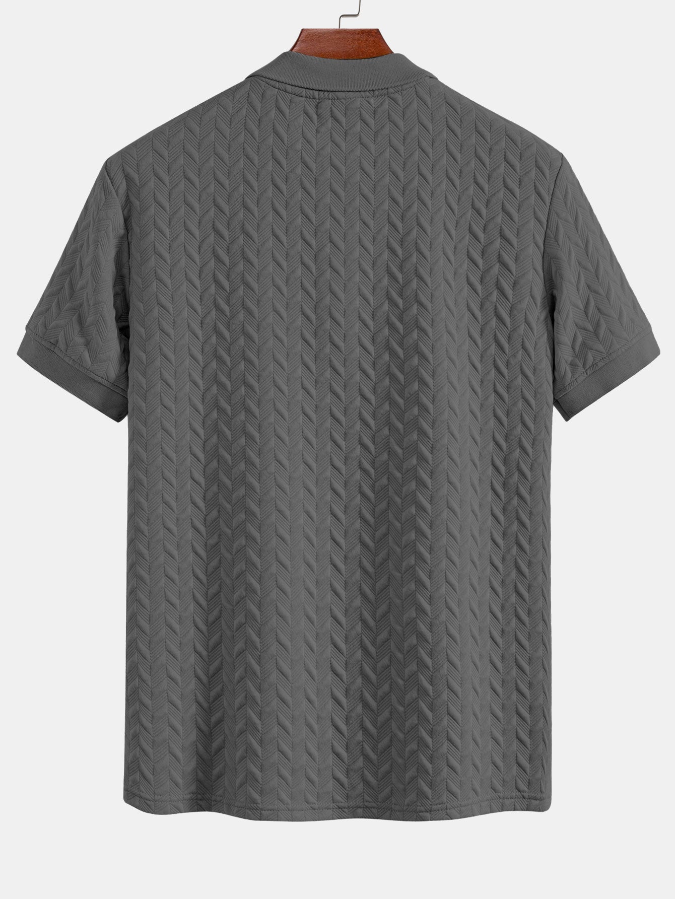 Geometric Jacquard Polo