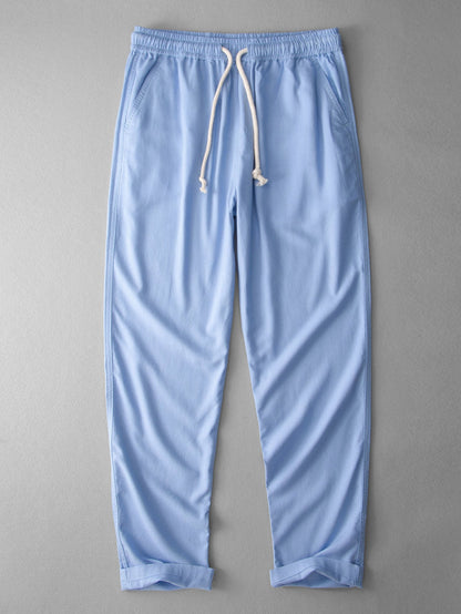 Straight Leg Linen Pants
