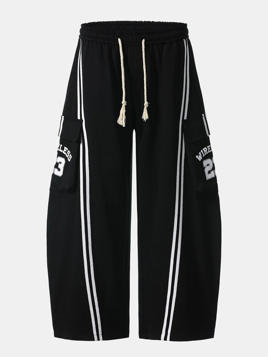 Striped Baggy Sweatpants