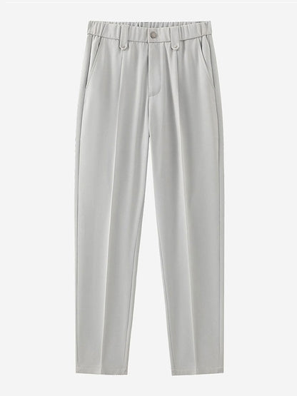 Slim Fit Cropped Tapered Pants