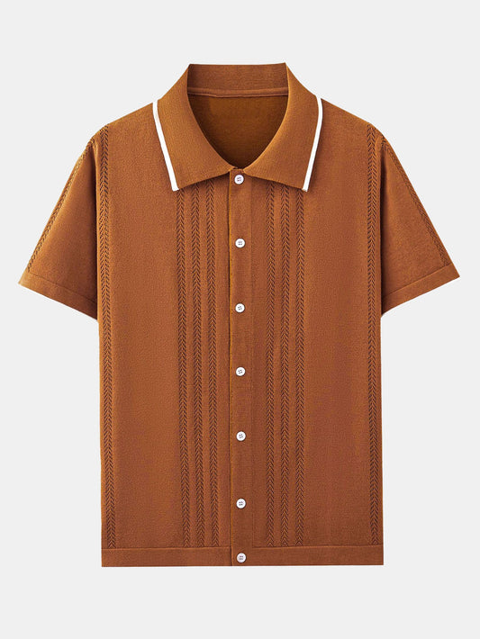 Textured Crochet Shirt