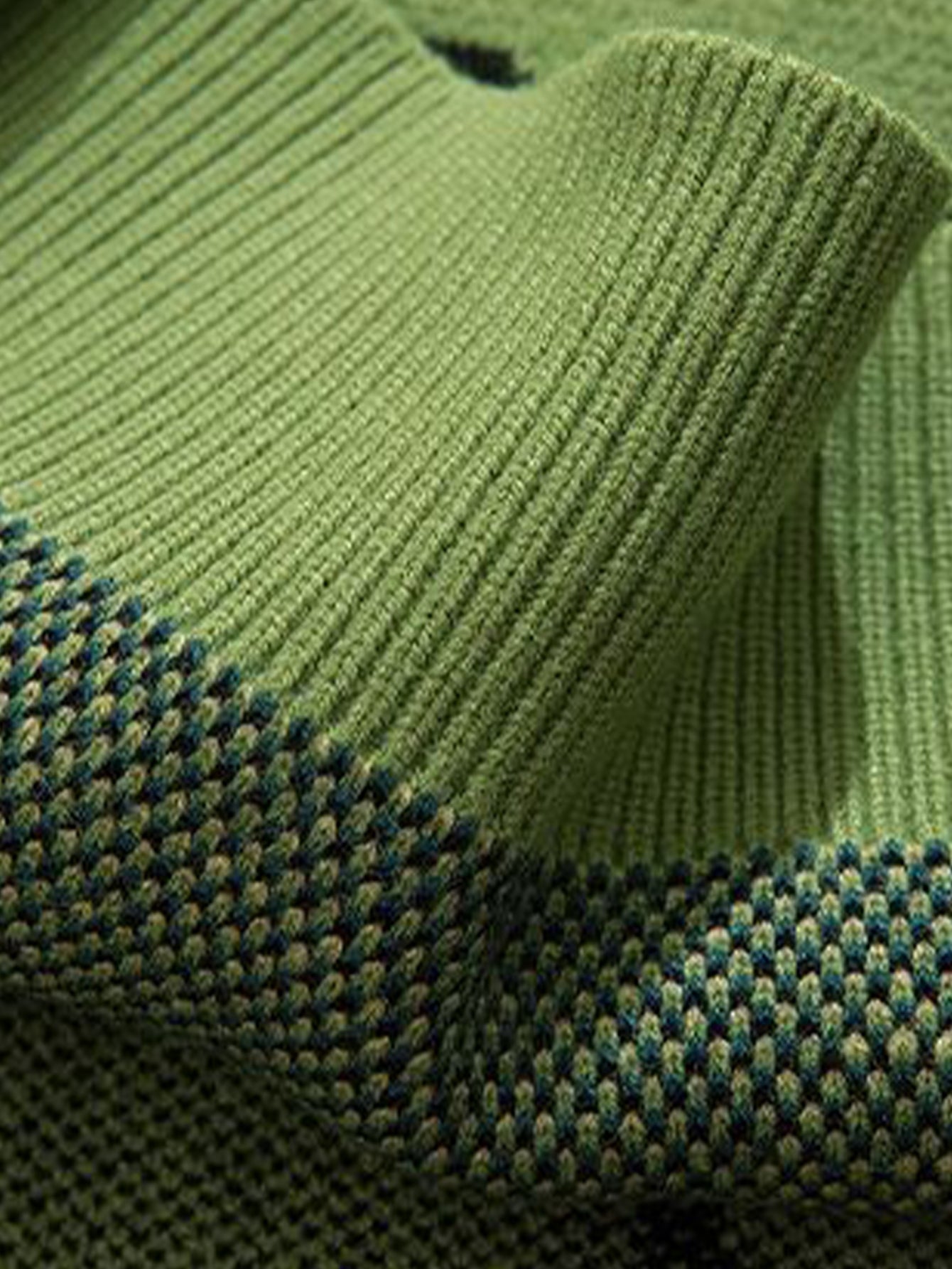 Dinosaur Print Crew Neck Knit Sweater