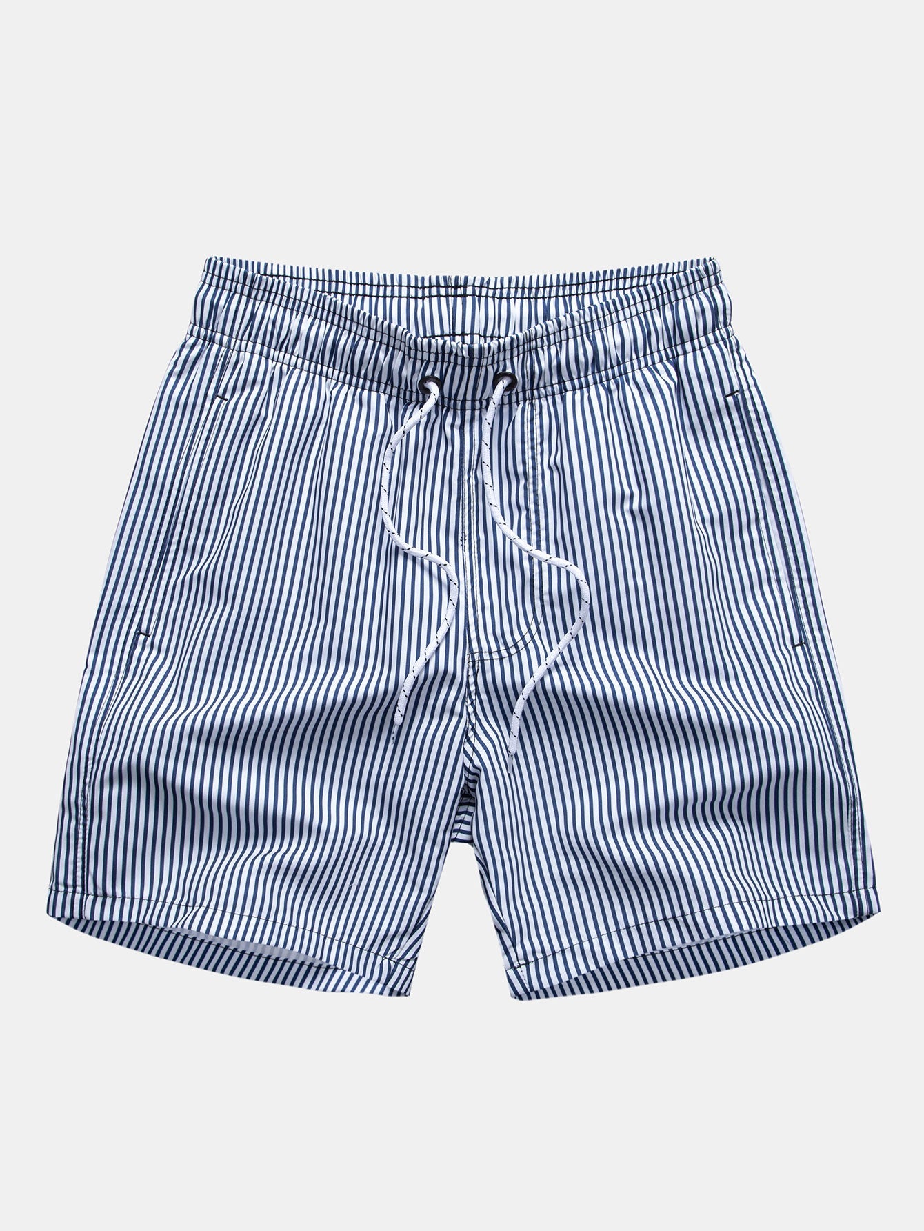 Stripe Print Swim Shorts