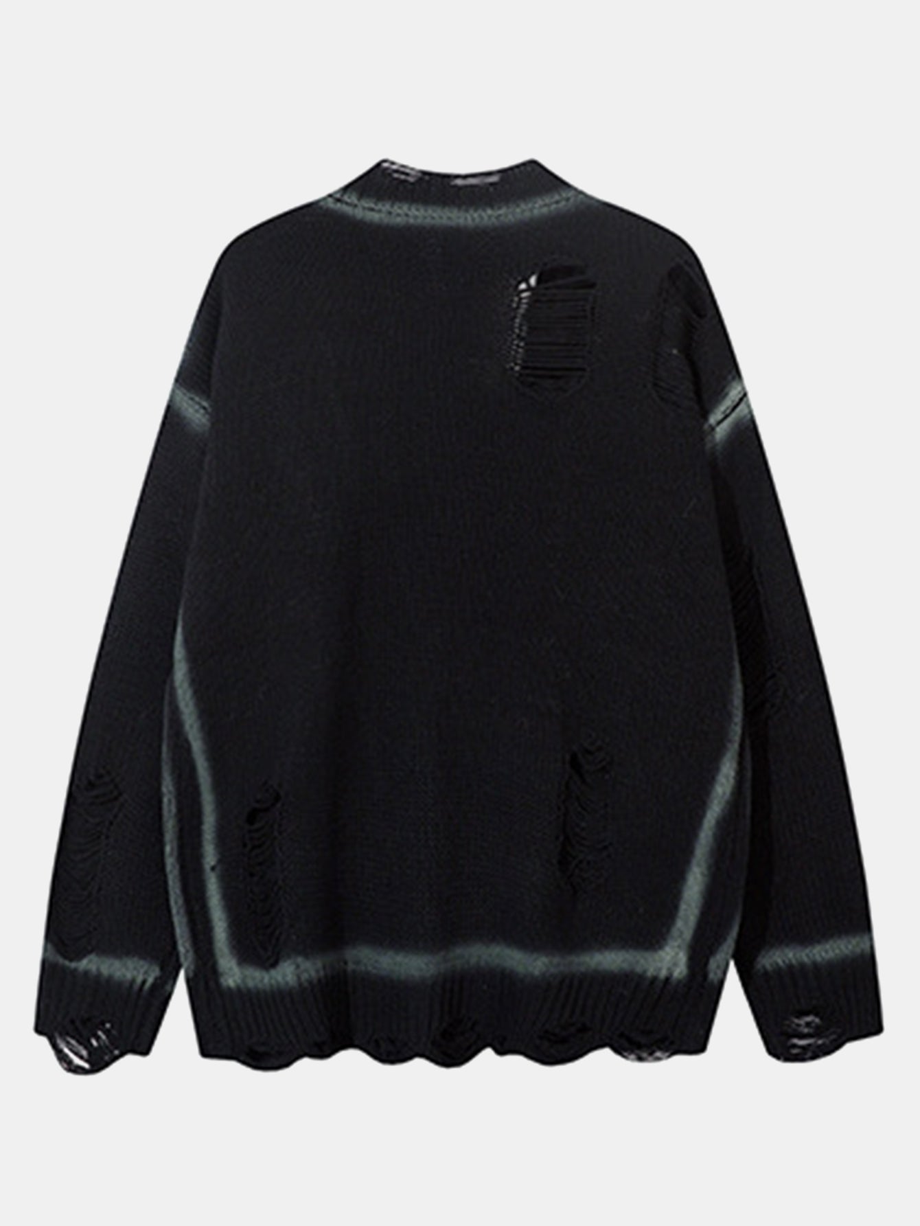 Distressed Button Up Cardigan