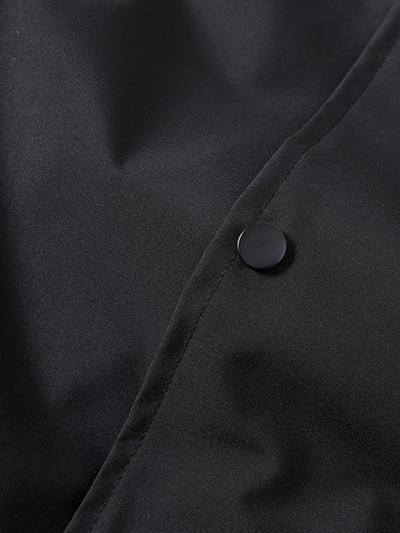 Relax Fit Contrast Embroidery Baseball Jacket