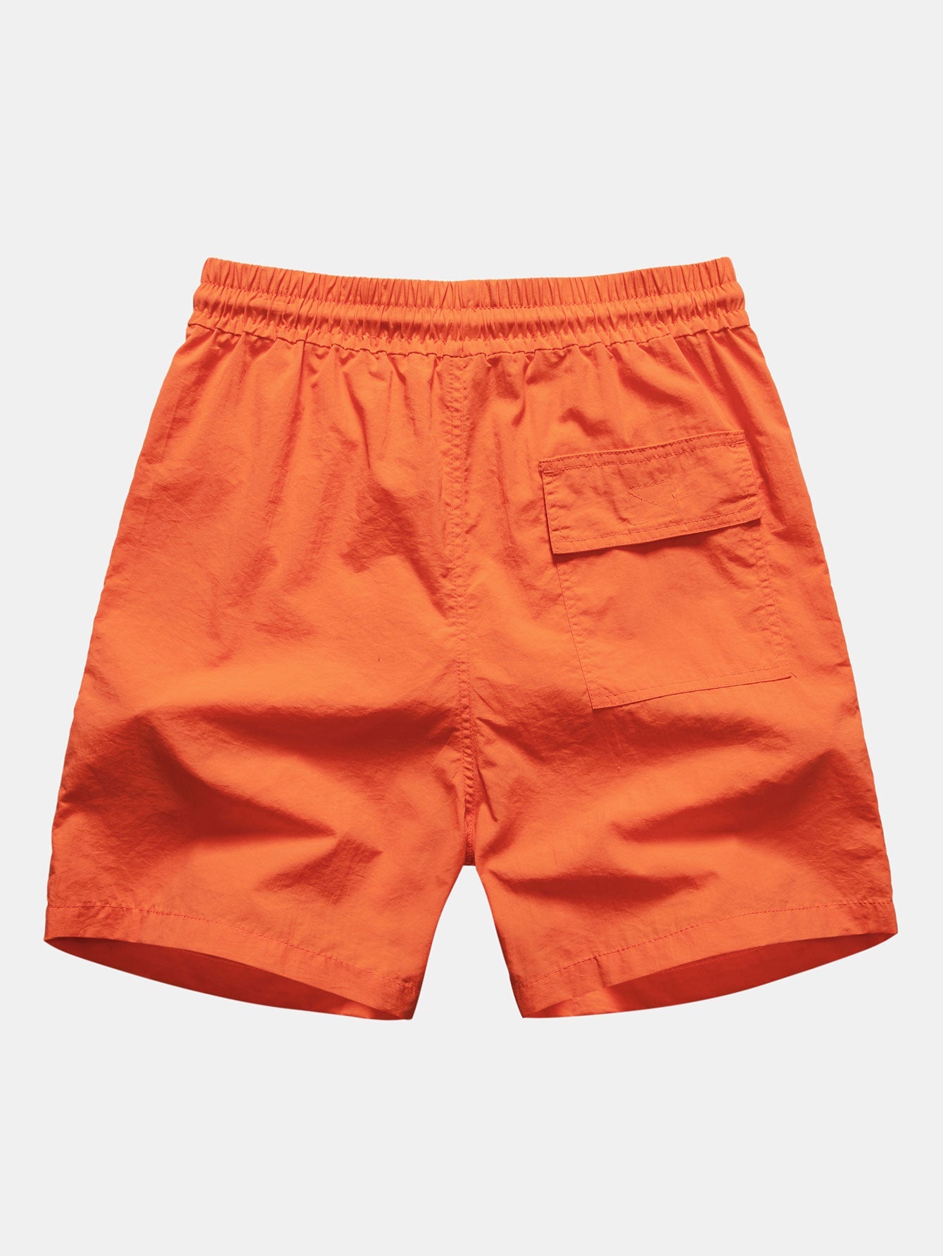 Leaf Print Patchwork Button Up Shirt & Swim Shorts